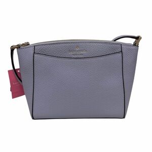 Kate Spade Pebbled Lavender Square Leather Crossbody